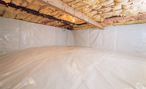 Crawl Space Moisture Barrier After in State College