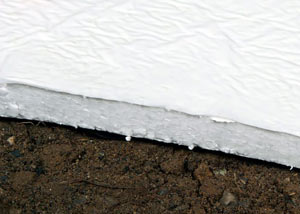 Insulation installed on a crawl space floor in Philipsburg