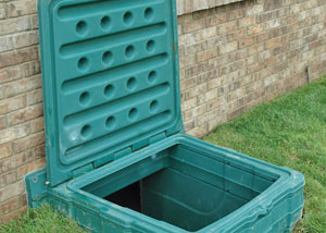 lockable crawl space access door installed in Bellefonte