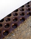 Crawl space drainage matting in a home in Ridgway, Pennsylvania