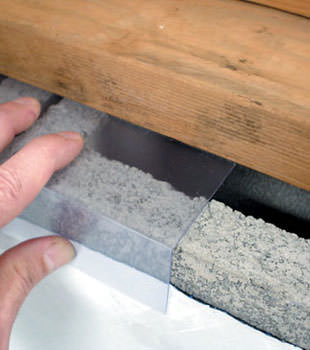 Block wall clear covering for wet crawl spaces in Pennsylvania Furnace