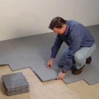 Installing a Waterproof Basement Sub Floor in Colerain