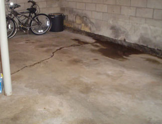 basement floor crack repair system in Pennsylvania